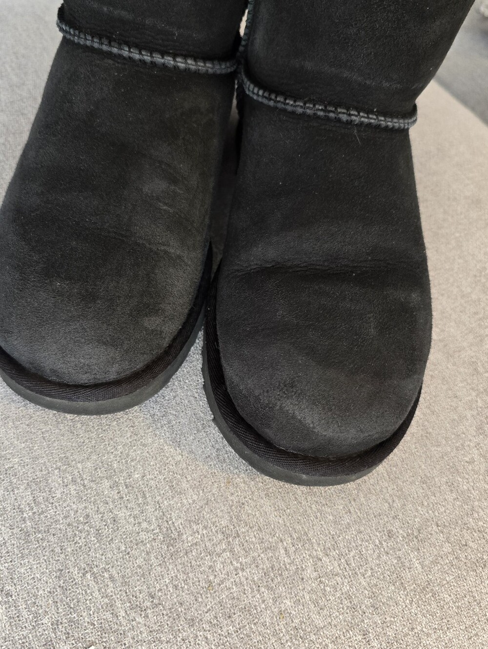 Black Shearling Lined Winter Boot - Women - Picture 12 of 14